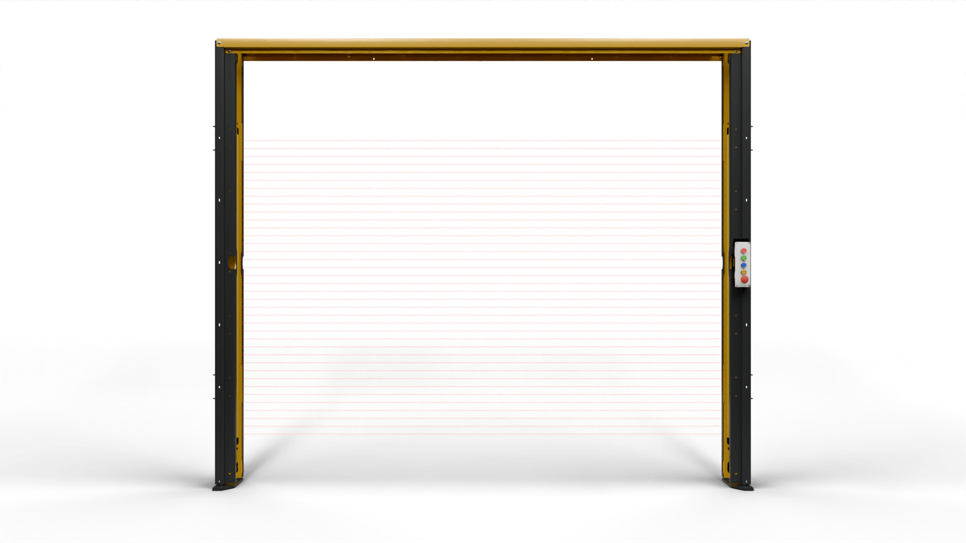 Huche à rideau de sécurité double (2650 mm)